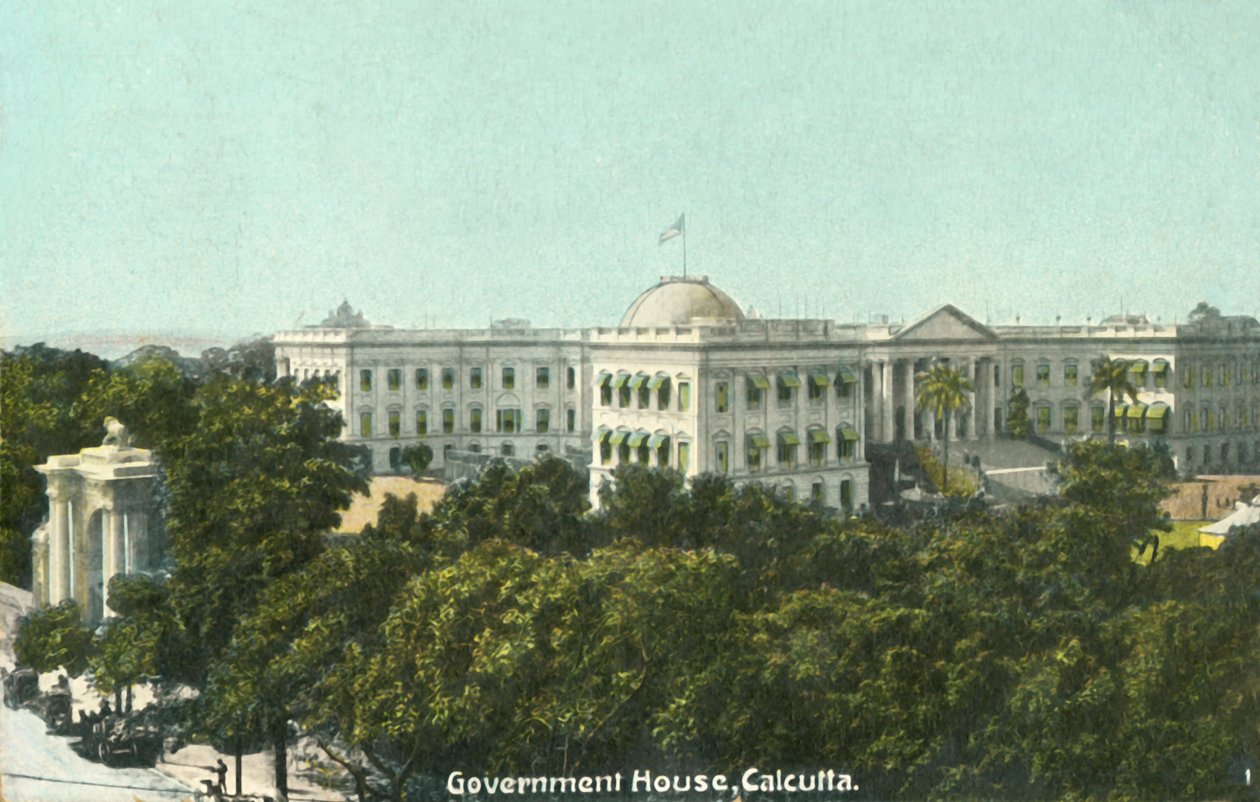 Regierungshaus, Kalkutta, 1900er von Unbekannt