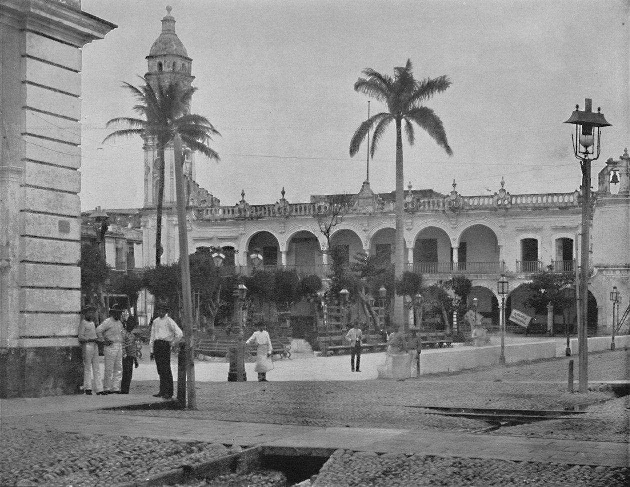 Gouverneurspalast, Vera Cruz, Mexiko, um 1897 von Unbekannt