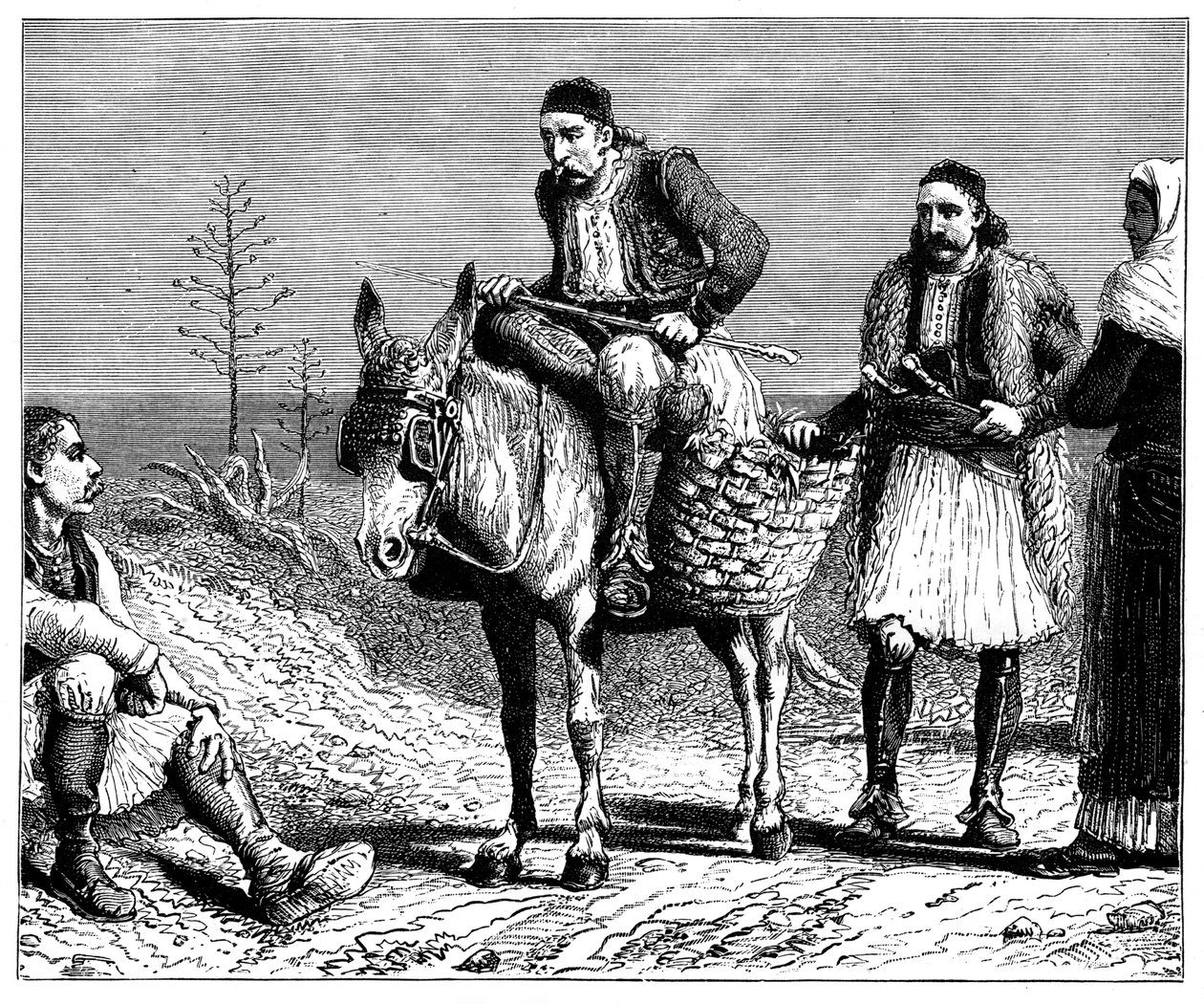 Griechische Bauern, ca. 1890 von Unbekannt