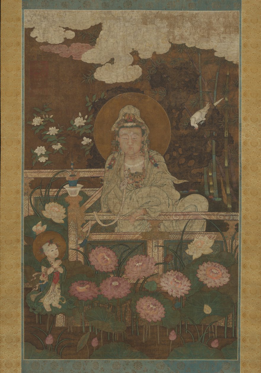 Guanyin als Neun-Lotus-Bodhisattva, 1593 von Unbekannt