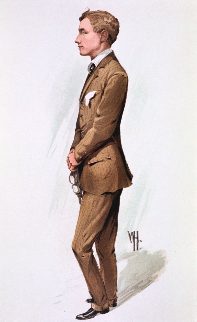 Gustave Hamel, britischer Luftfahrtpionier, 1913 von Unbekannt