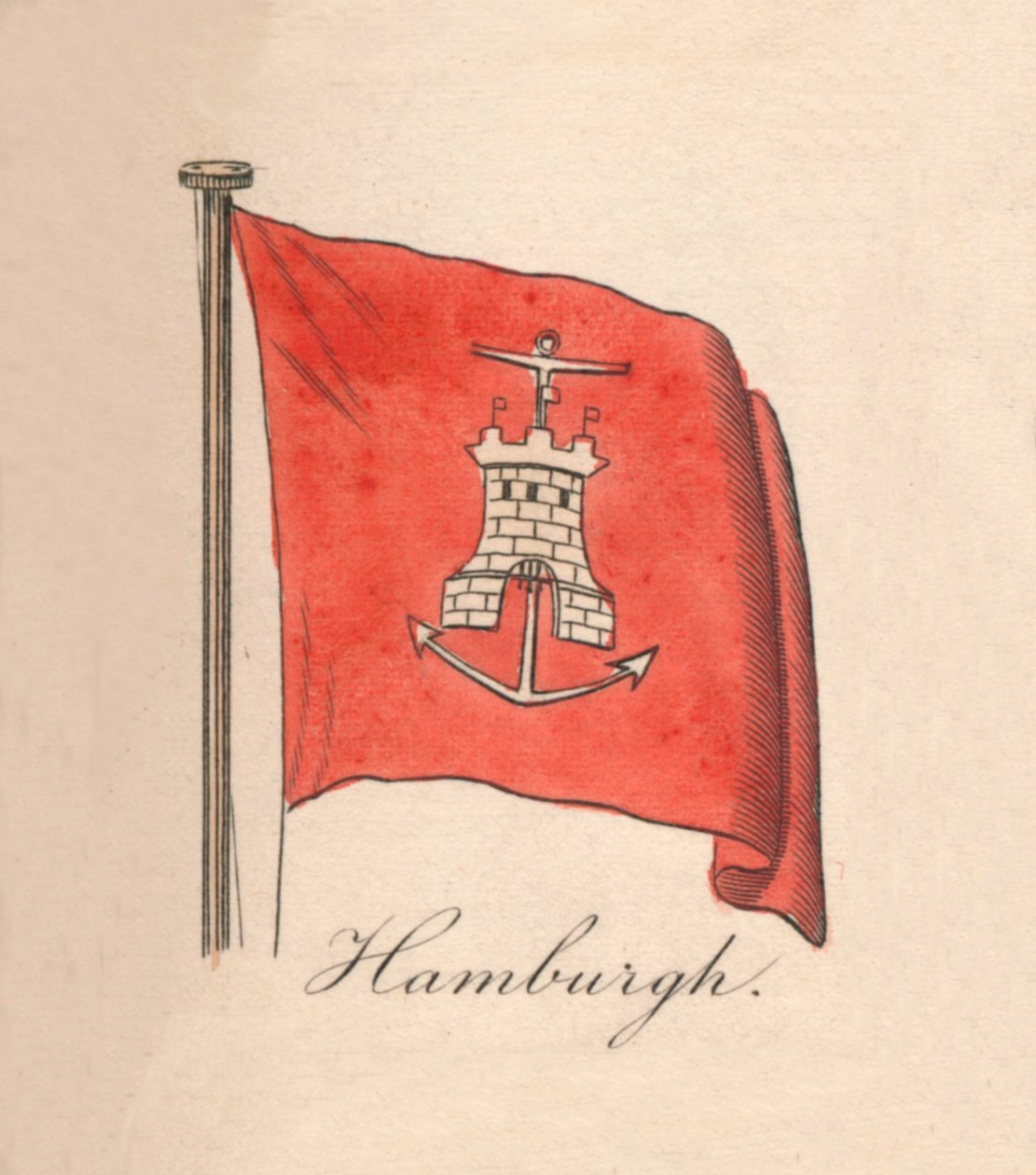 Hamburg, 1838 von Unbekannt