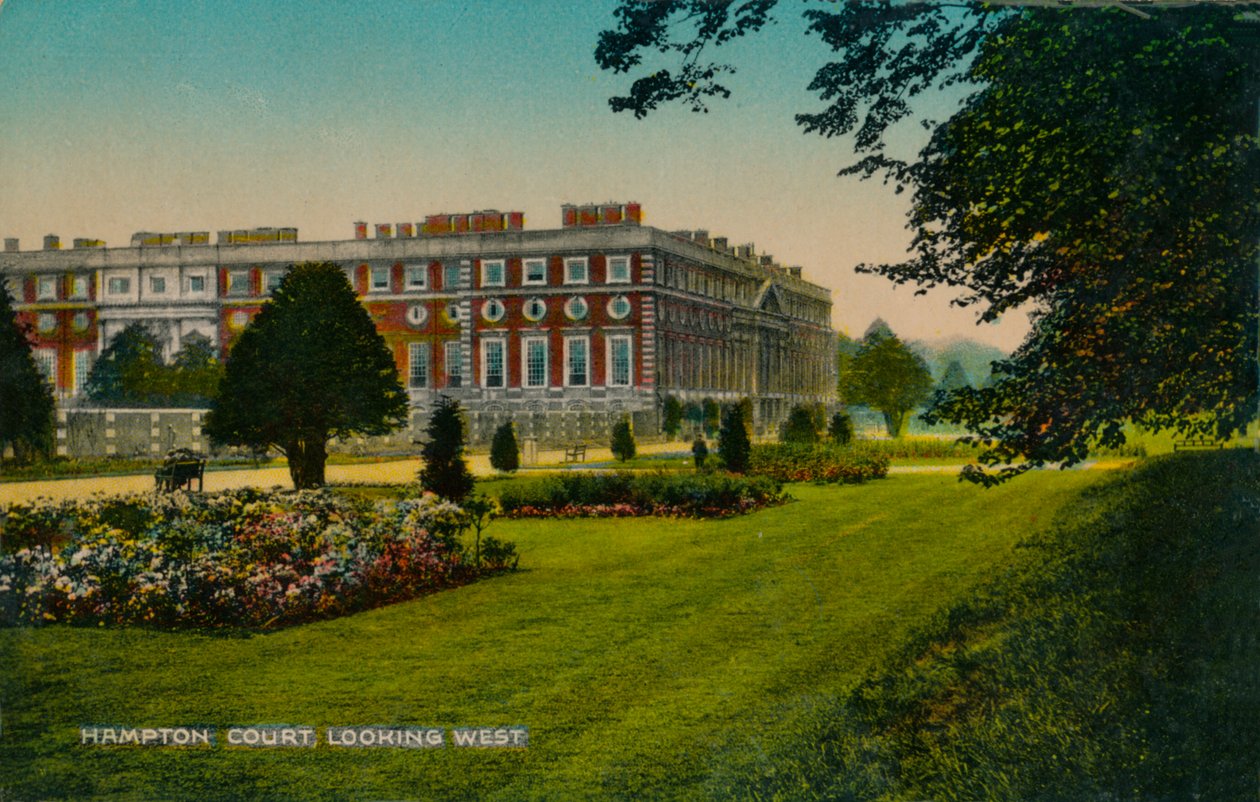 Hampton Court, Blick nach Westen, ca. 1910 von Unbekannt