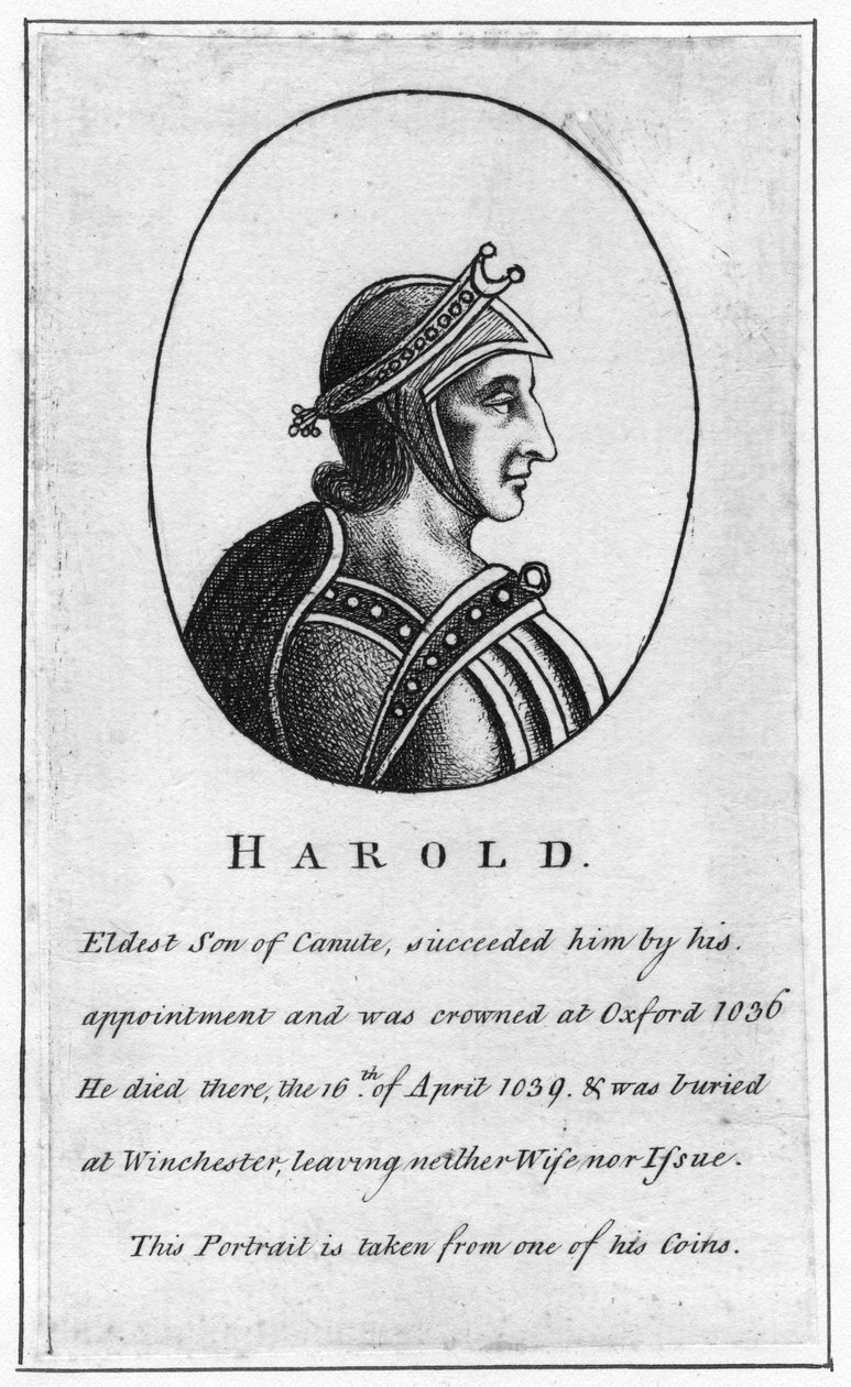 Harold Harefoot, um 1015-1040 von Unbekannt