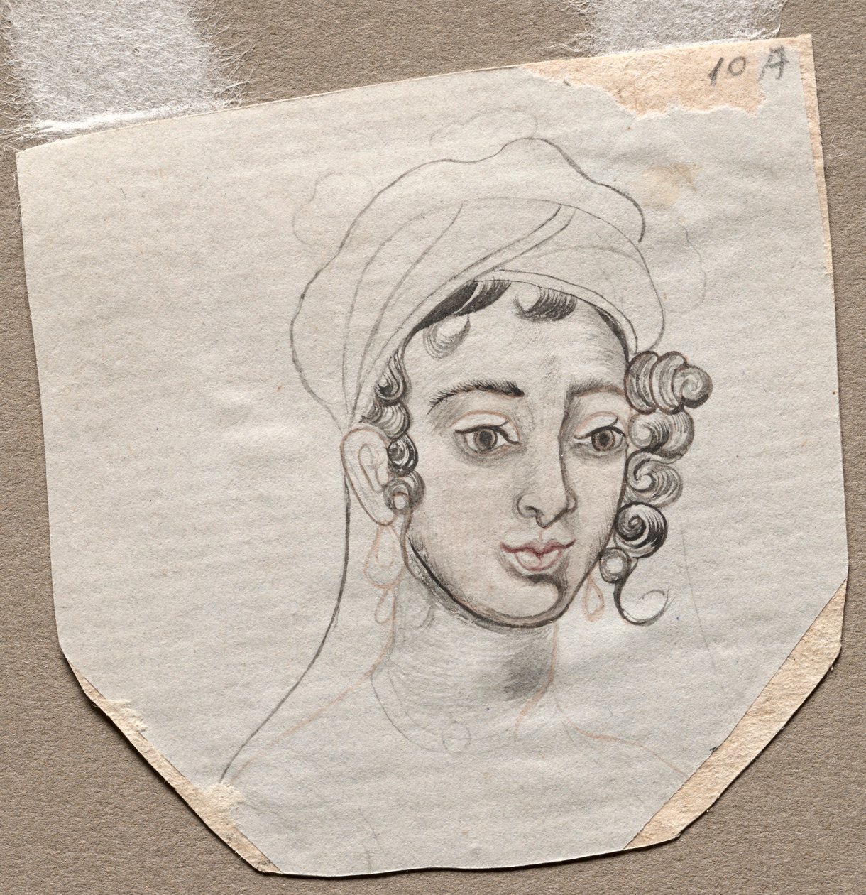 Kopf eines jungen Mannes, frühe 1800er von Unbekannt