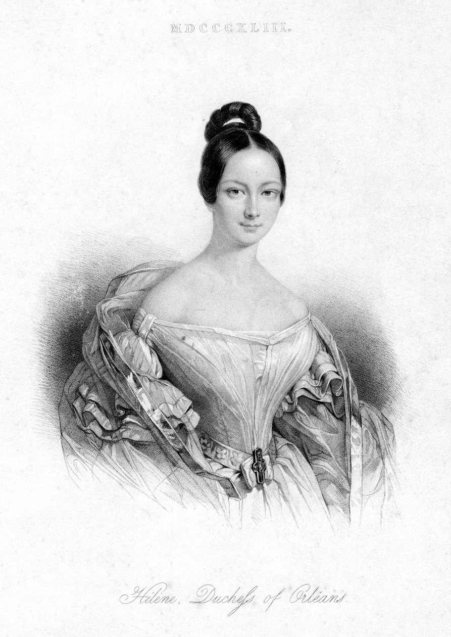 Helene Louise Elizabeth, Herzogin von Orleans, 1843 von Unbekannt