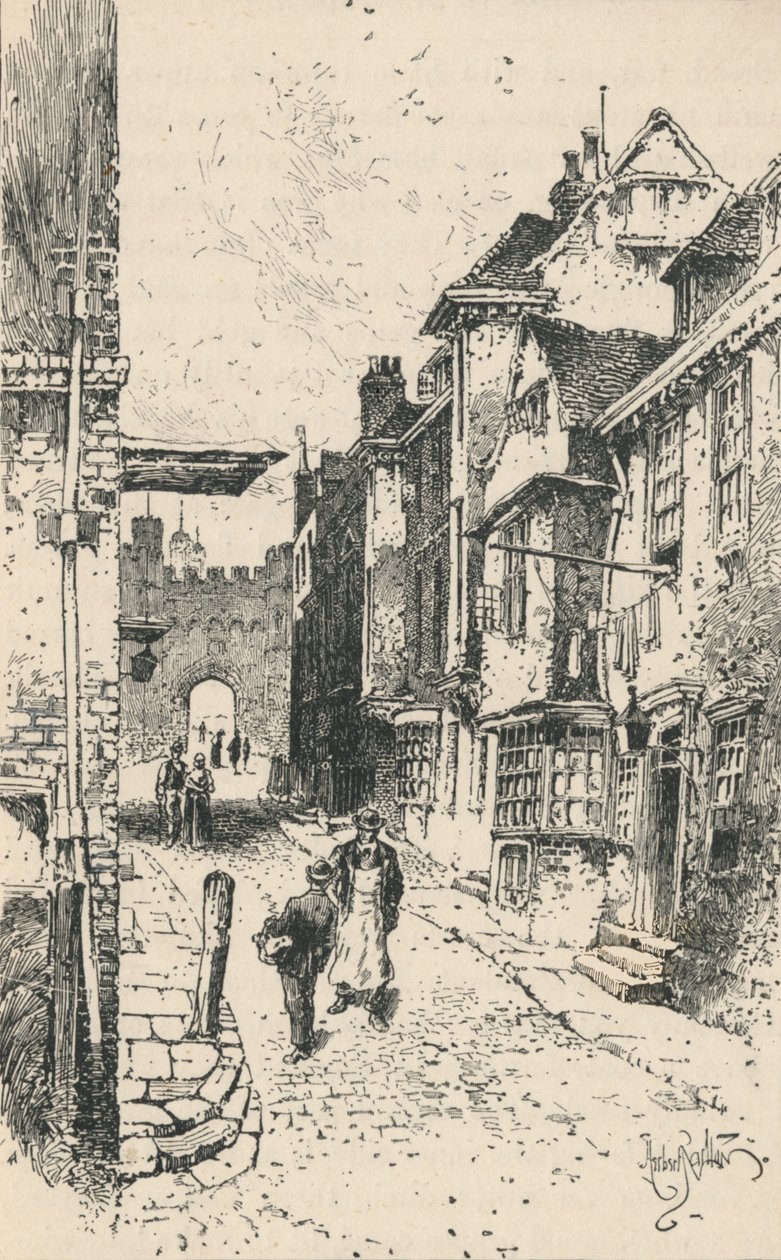 Henry VIIIs Tor, 1895 von Unbekannt