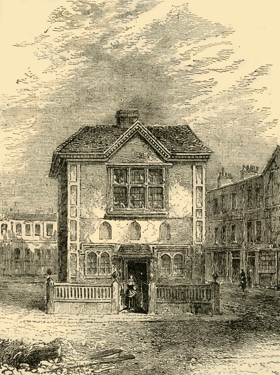 Hickss Hall um 1750, um 1872 von Unbekannt