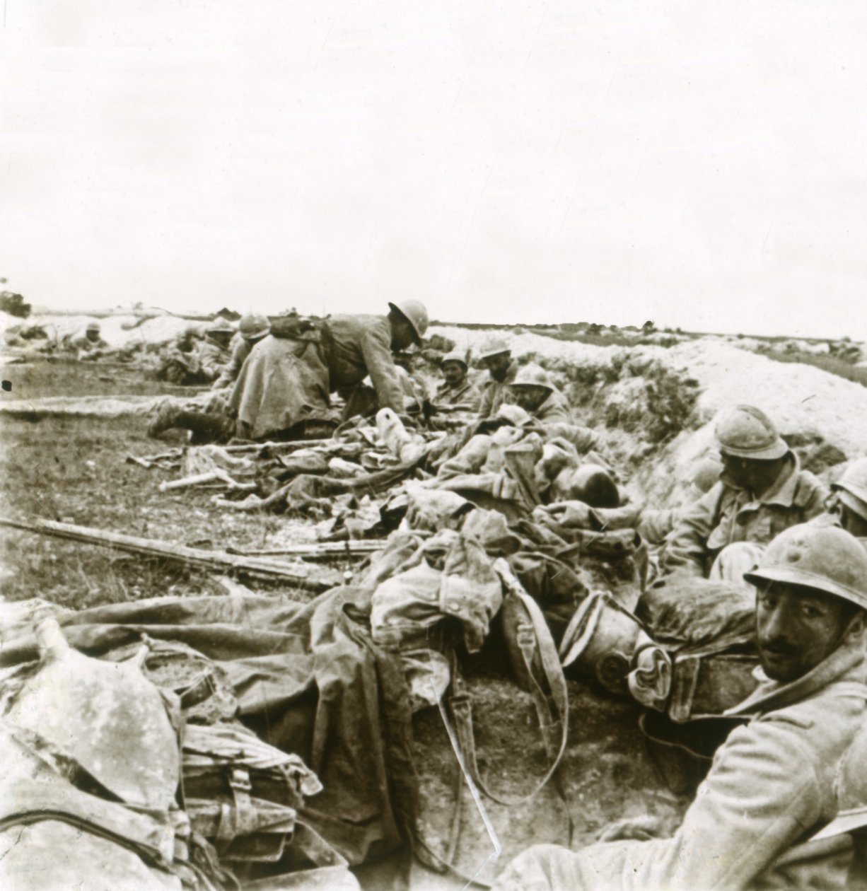 Hügel 193, Champagne, Nordfrankreich, ca. 1914-ca. 1918 von Unbekannt