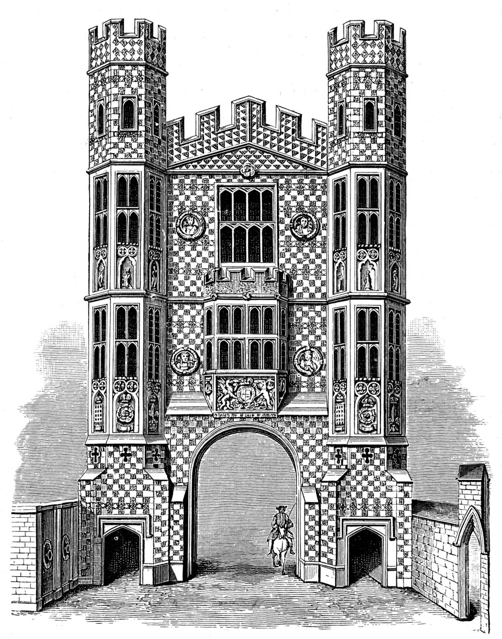 Holbein-Tor, Whitehall, London, 1893 von Unbekannt