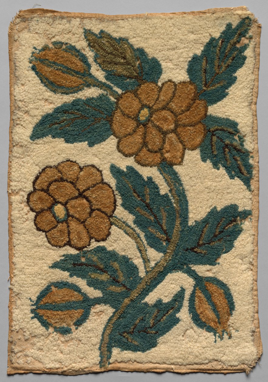 Gehäkeltes Paneel, 1700er von Unbekannt