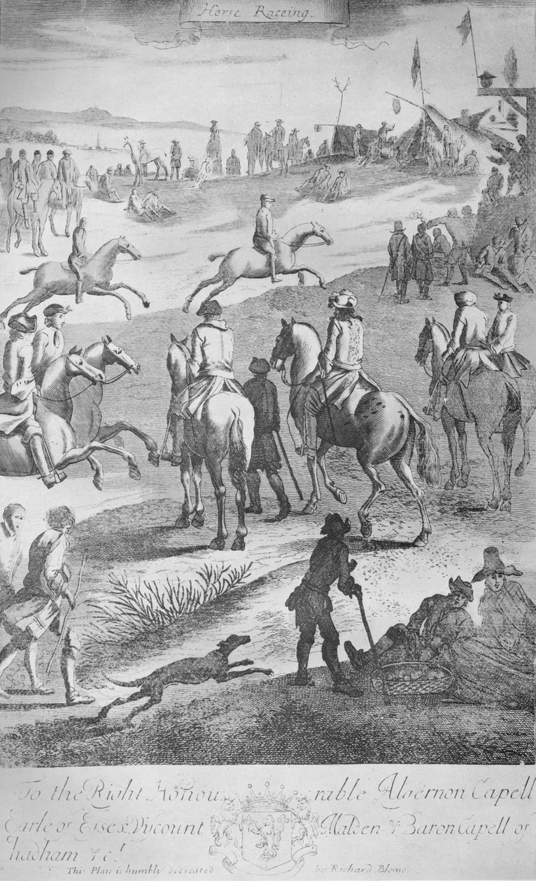 Pferderennen, ca. 1650-1700 von Unbekannt