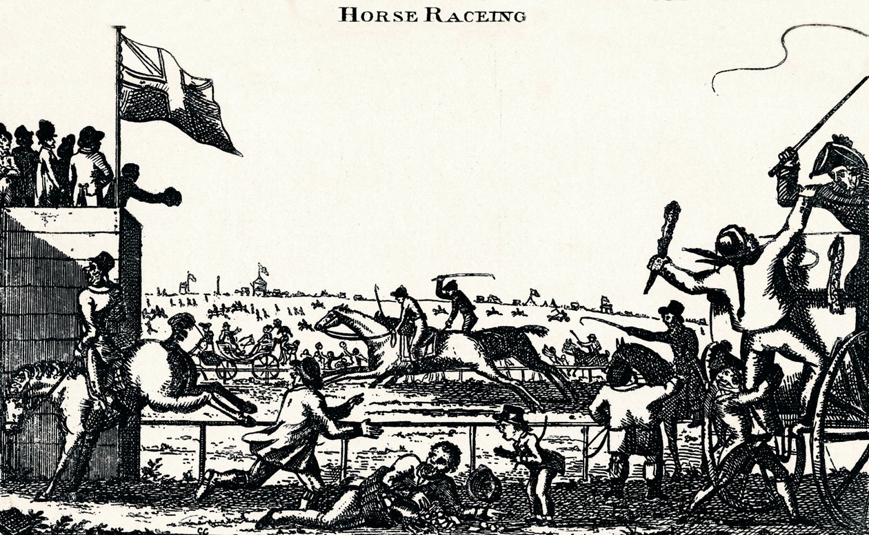 Pferderennen, ca. 1804, 1903 von Unbekannt