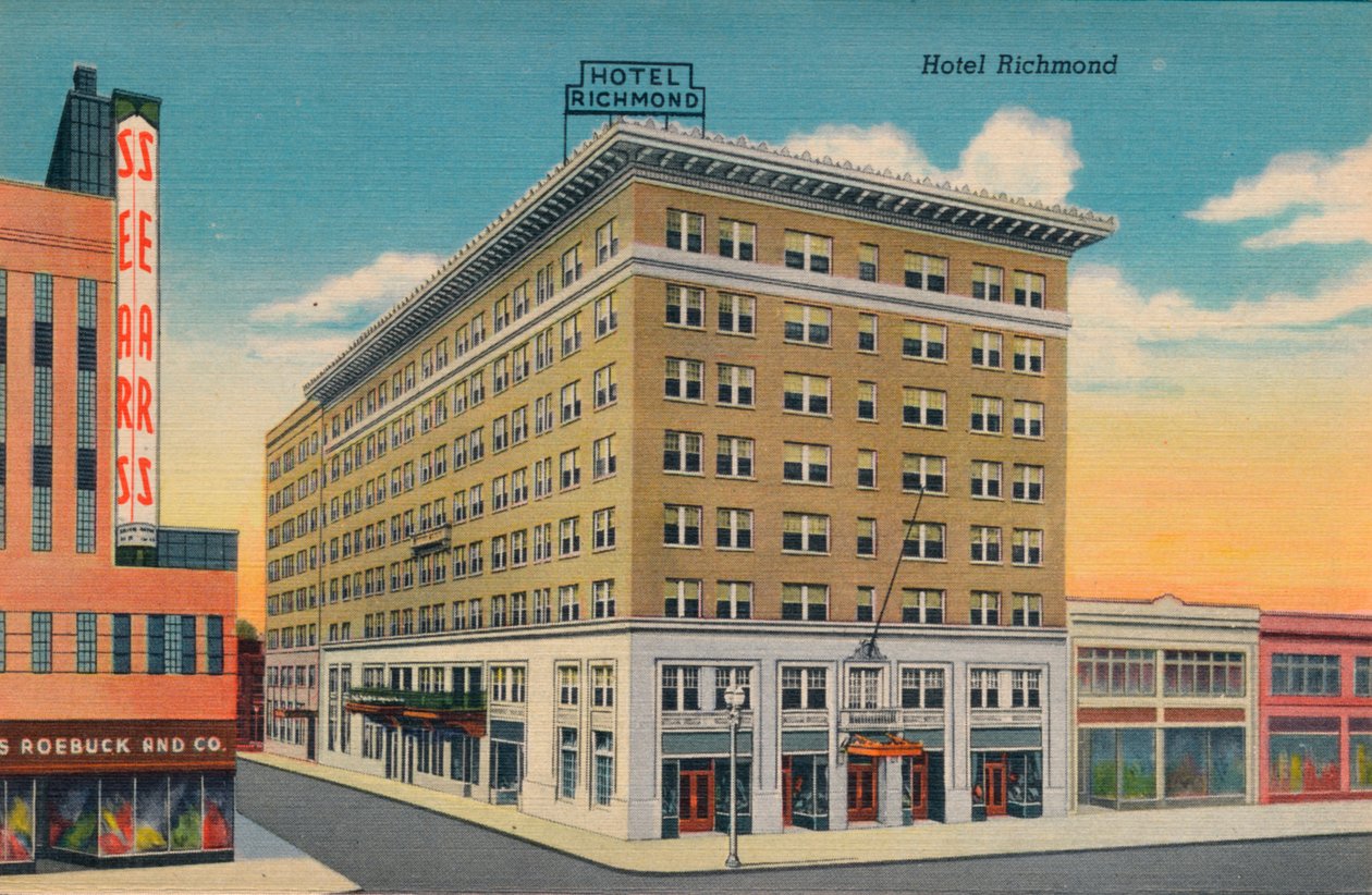Hotel Richmond, Augusta, Georgia, 1943 von Unbekannt