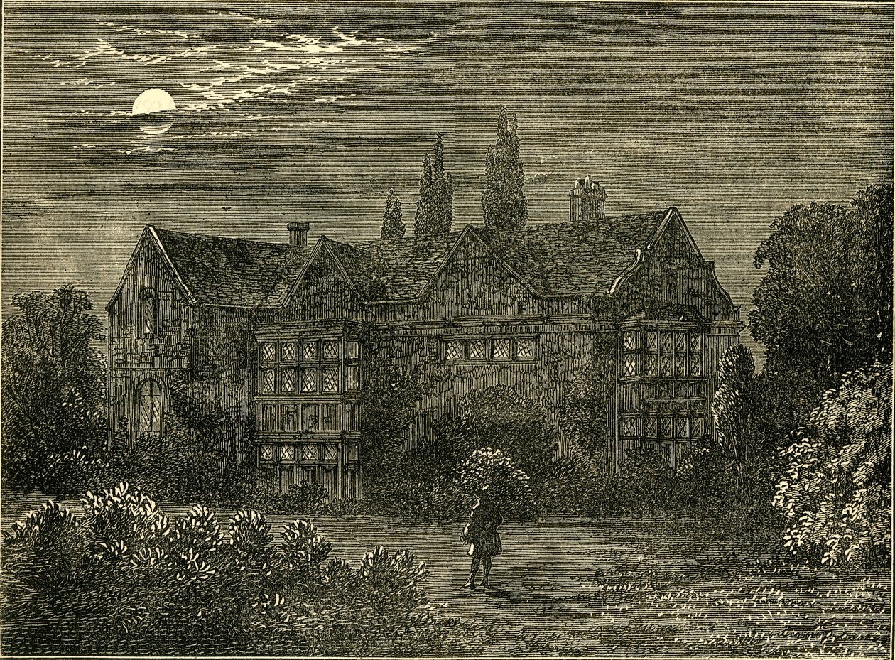 Howards Haus in Clapton, um 1800, ca. 1876 von Unbekannt