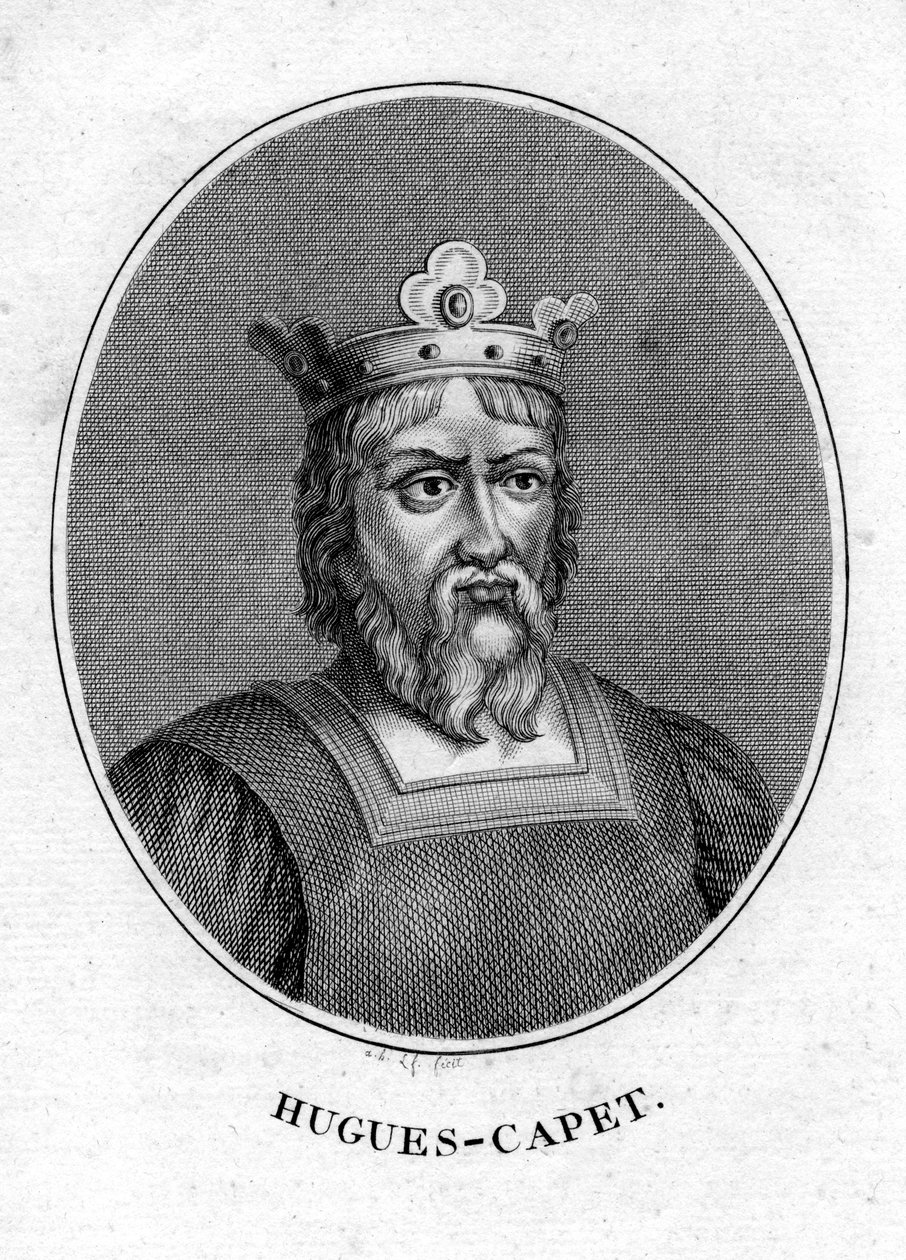 Hugo Capet, König von Frankreich von Unbekannt