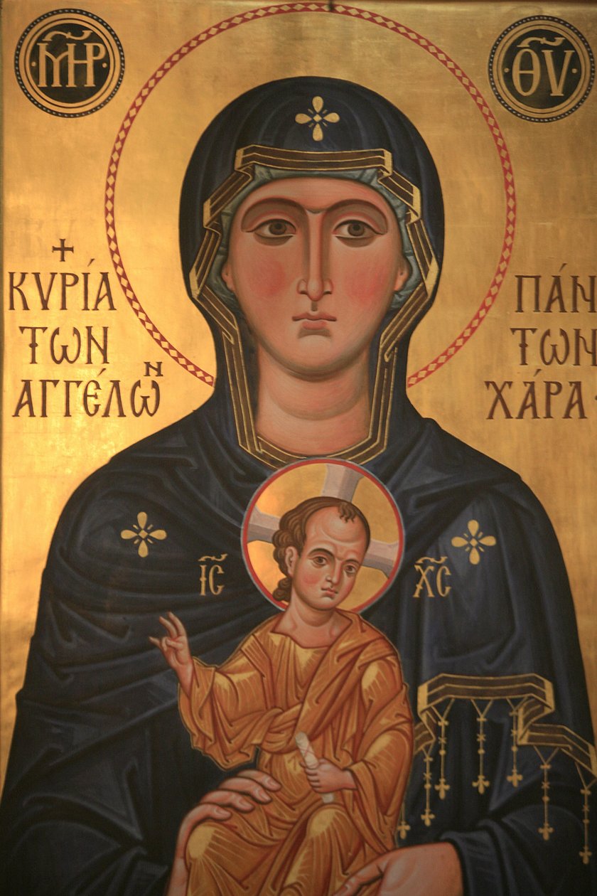 Ikone. Saint-Antoine-le-Grand orthodoxe Kirche Saint-Laurent-en-Royans Frankreich von Unbekannt