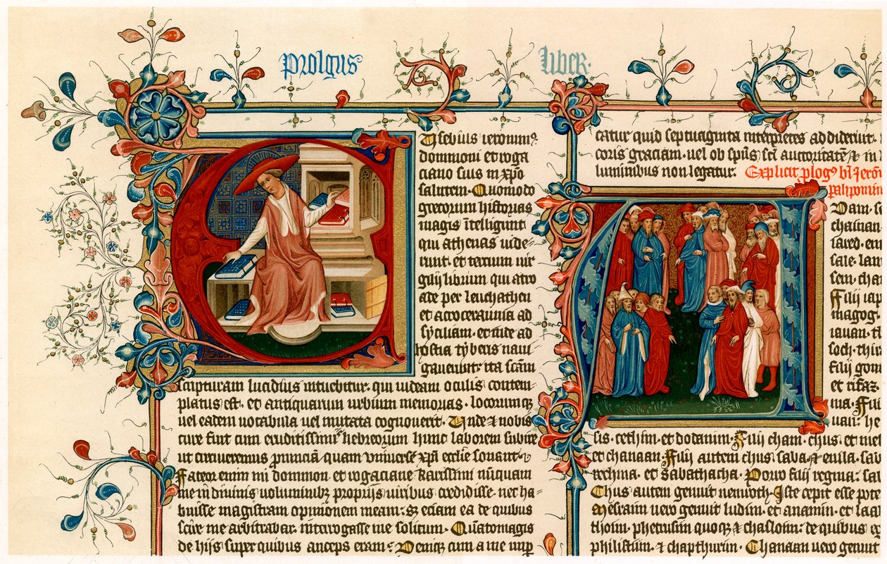 Illuminierte Initialbuchstaben, 1405-1415 von Unbekannt
