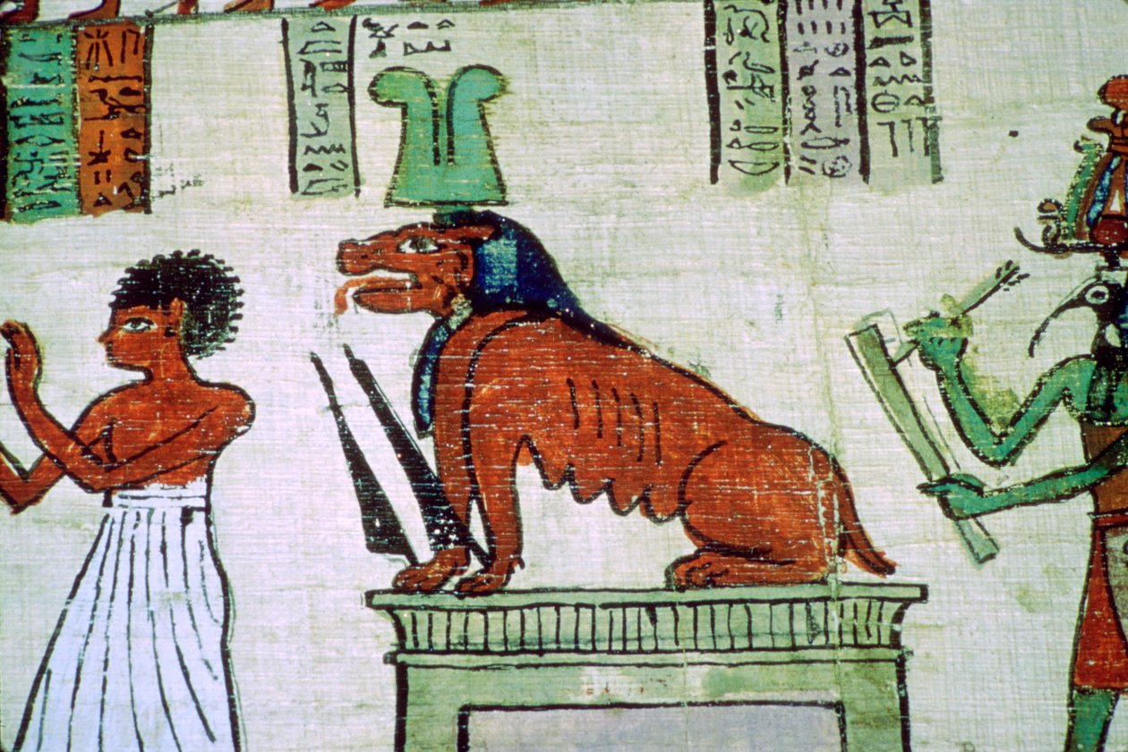 Bild der ägyptischen Gottheit Ammit von Unbekannt