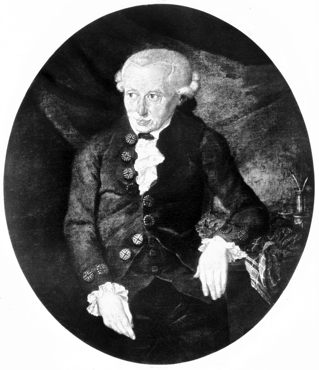 Immanuel Kant, deutscher Philosoph, Ende des 18. Jahrhunderts von Unbekannt