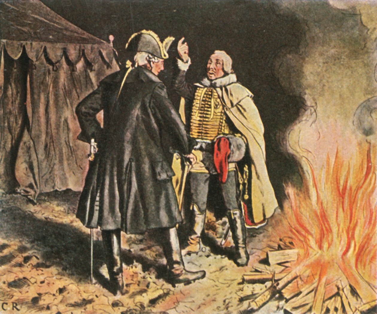 Im Lager von Bunzelwitz, September 1761, 1936 von Unbekannt