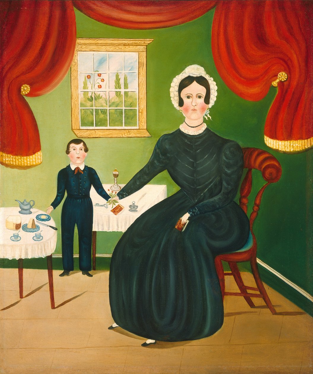 Innenszene, ca. 1840 von Unbekannt