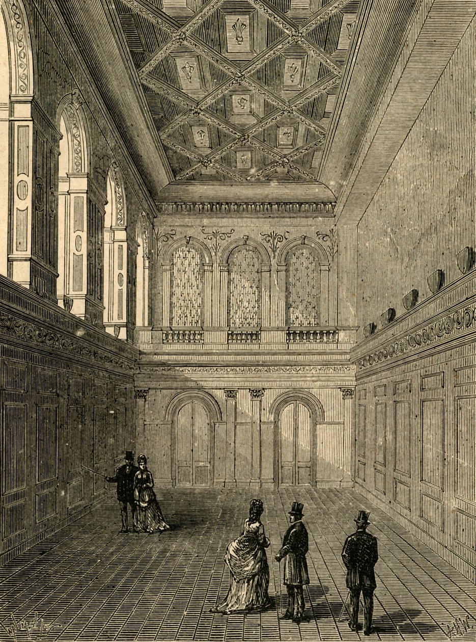 Innenraum der Haberdashers Hall von Unbekannt
