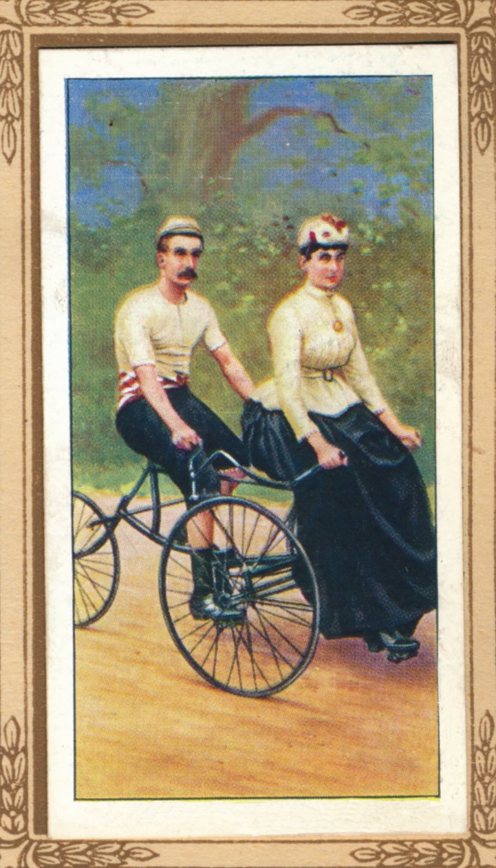 Unbesiegbares Tandem-Dreirad von Unbekannt