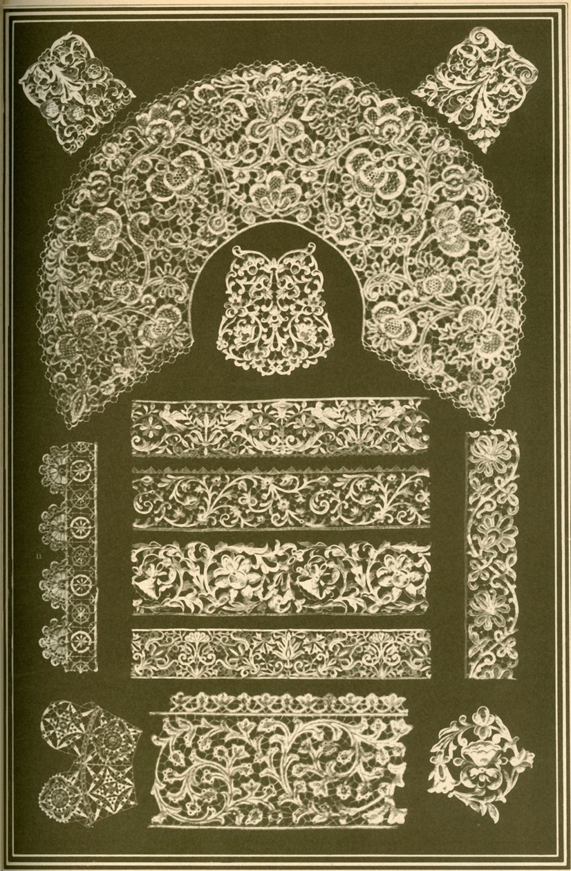 Italienische Renaissance-Spitze, 1898 von Unbekannt