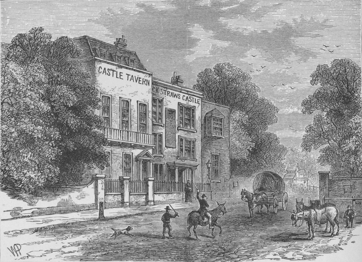 Jack Straws Castle, Hampstead, London, um 1900 von Unbekannt