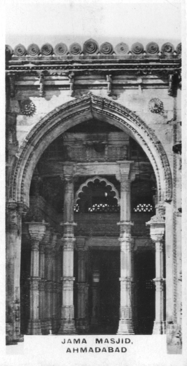 Jama Masjid, Ahmadabad, Gujarat, Indien, ca. 1925 von Unbekannt