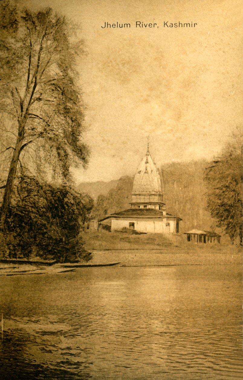 Jhelum-Fluss, Kaschmir, um 1918 von Unbekannt