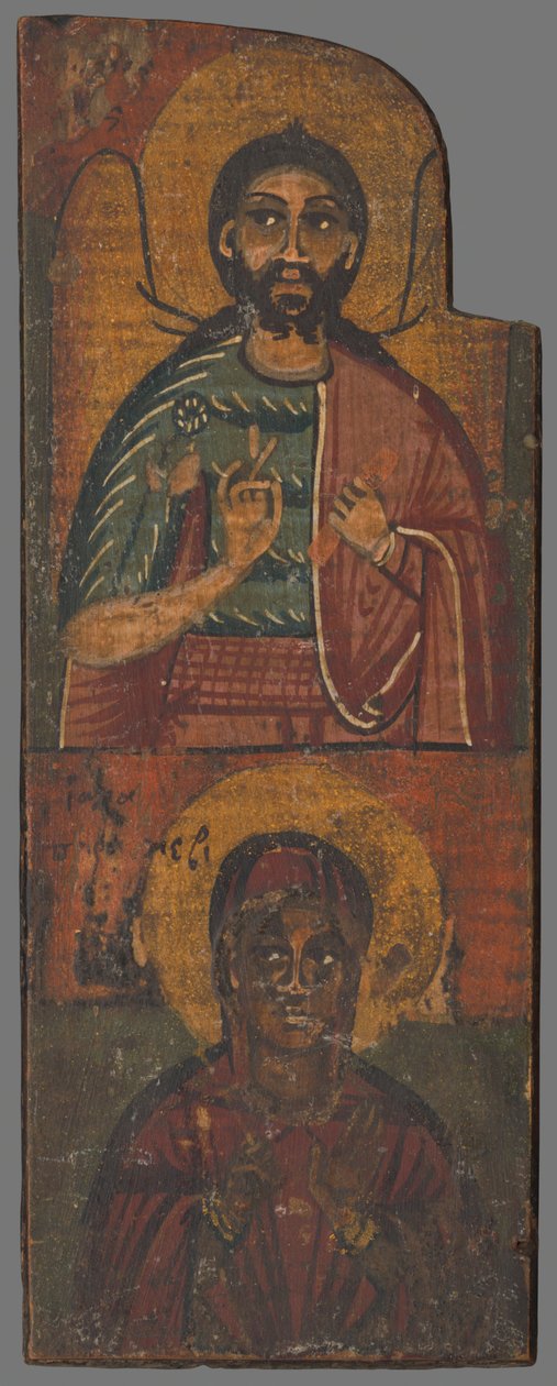 Johannes der Täufer und Paraskeva von Unbekannt