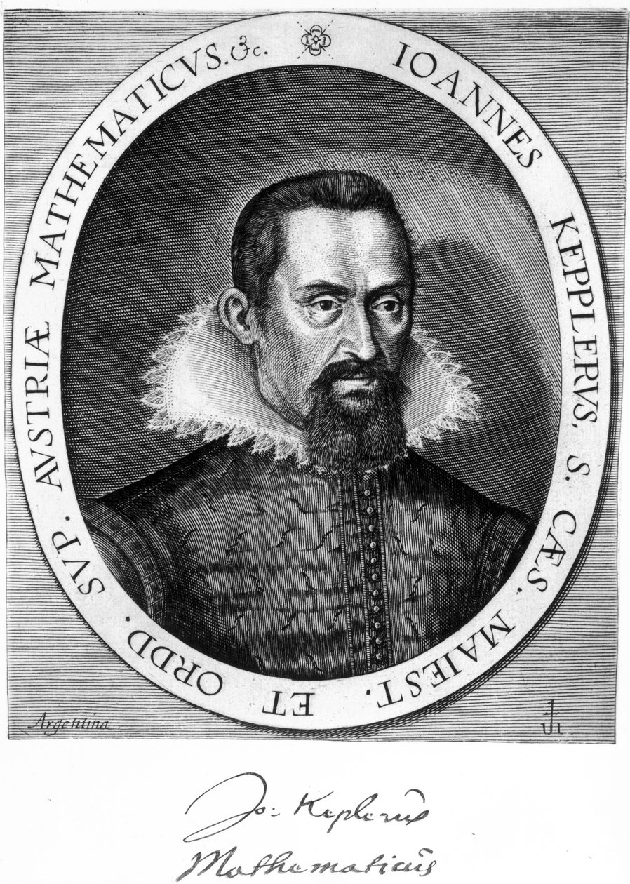 Johannes Kepler, deutscher Astronom und Physiker, ca. 1600 von Unbekannt