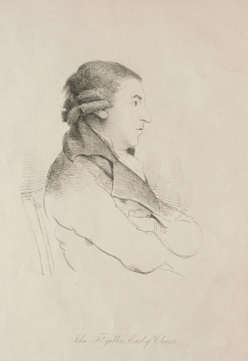 John Fitzgibbon, Earl of Clare, frühes 19. Jahrhundert von Unbekannt