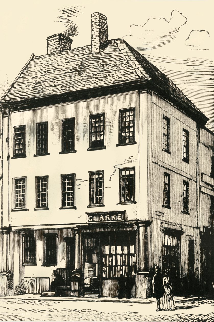 Johnsons Geburtsort in Lichfield, 1902 von Unbekannt
