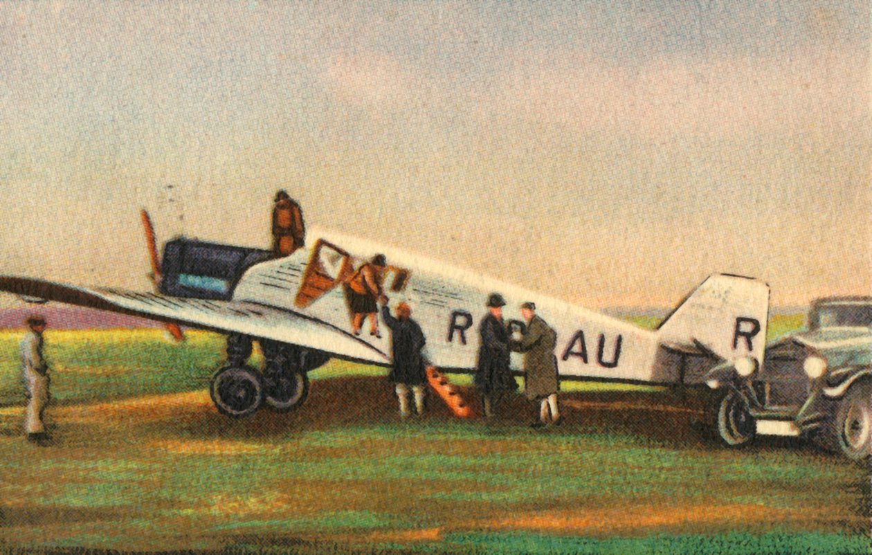 Junkers F13 L Flugzeug, 1920er, 1932 von Unbekannt