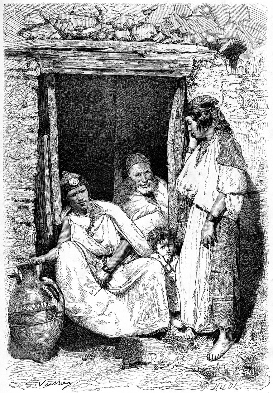 Kabyle Familiengruppe, Algerien von Unbekannt
