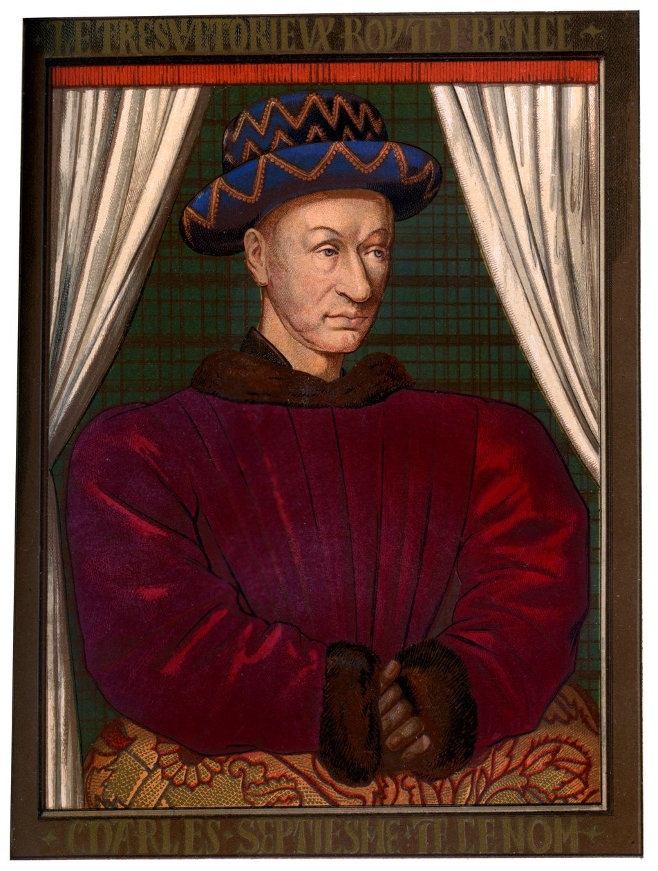 König Karl VII. von Frankreich von Unbekannt