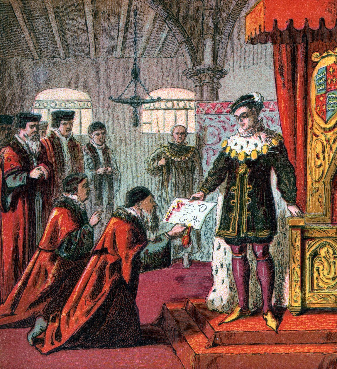 König Edward VI., 1547, ca. 1850 von Unbekannt