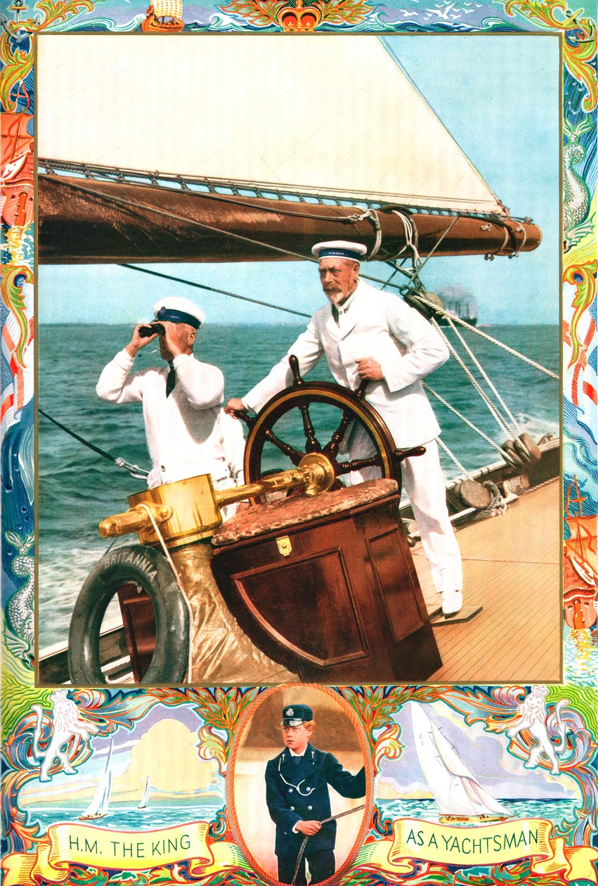 König Georg V. als Segler, ca. 1935 von Unbekannt