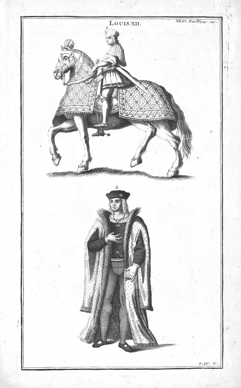 König Ludwig XII., ca. 1760 von Unbekannt
