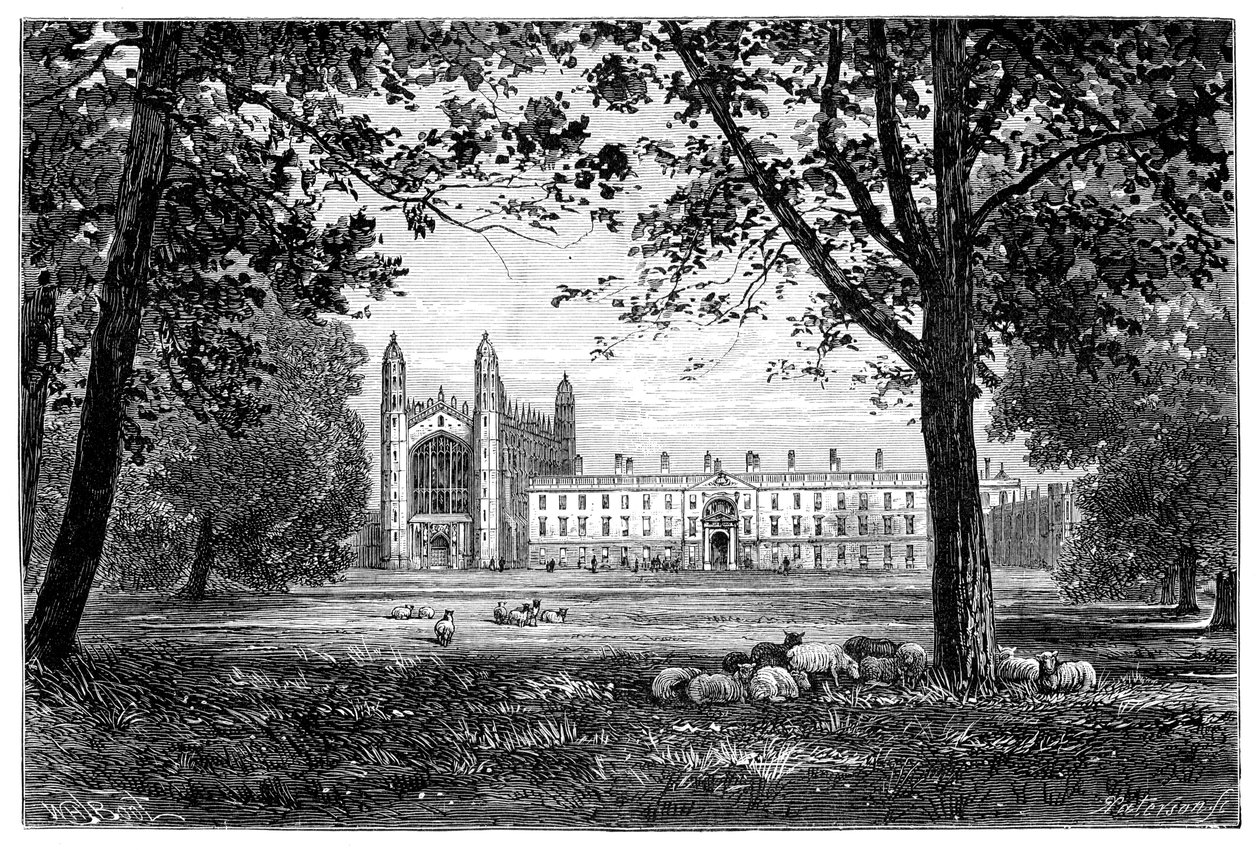 Kings College, Cambridge, 1900 von Unbekannt