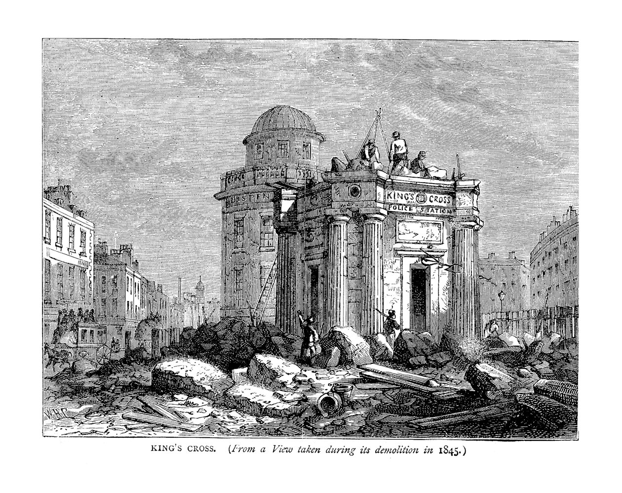 Kings Cross im Jahr 1845 von Unbekannt