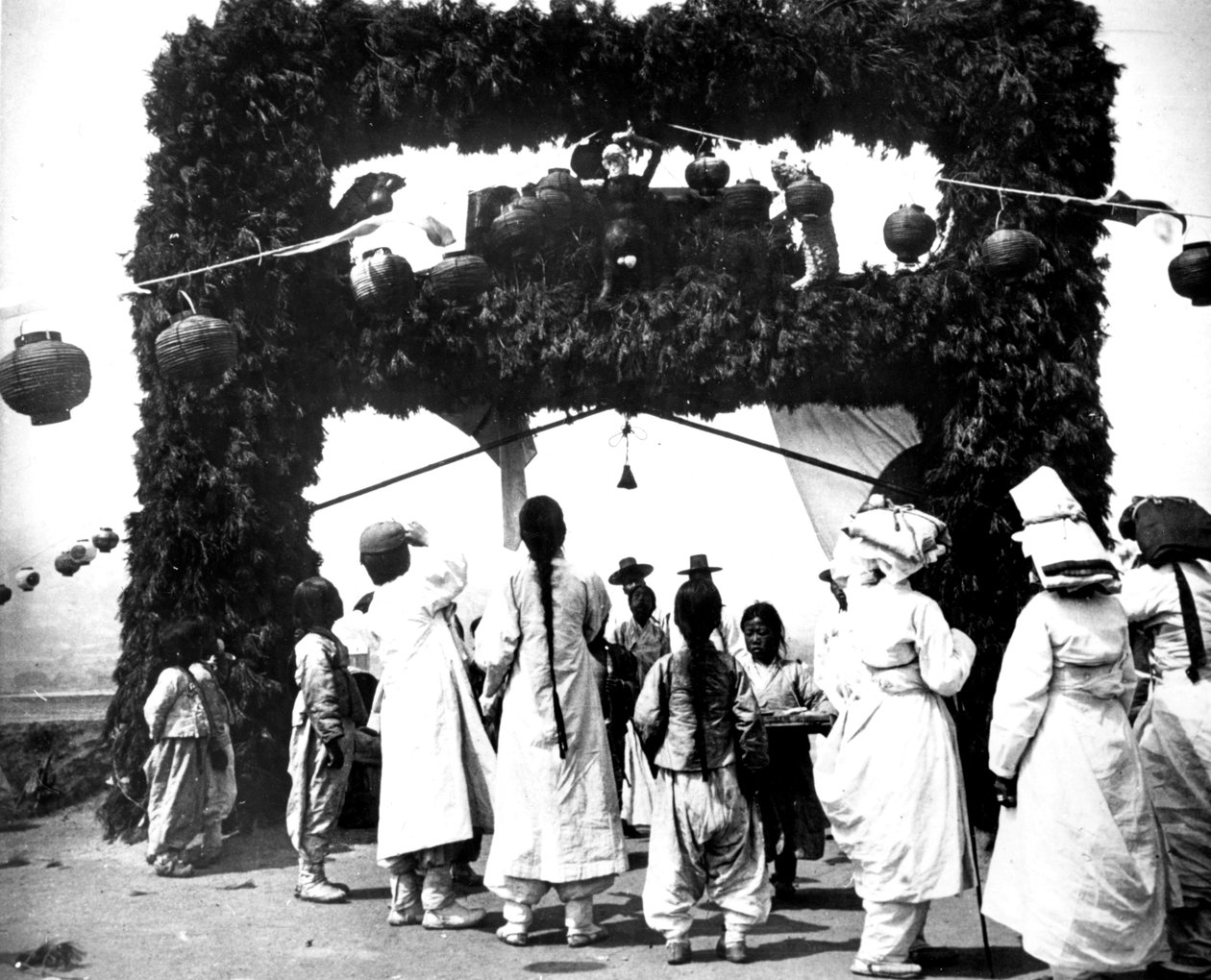 Koreanische Kinder, 1900 von Unbekannt