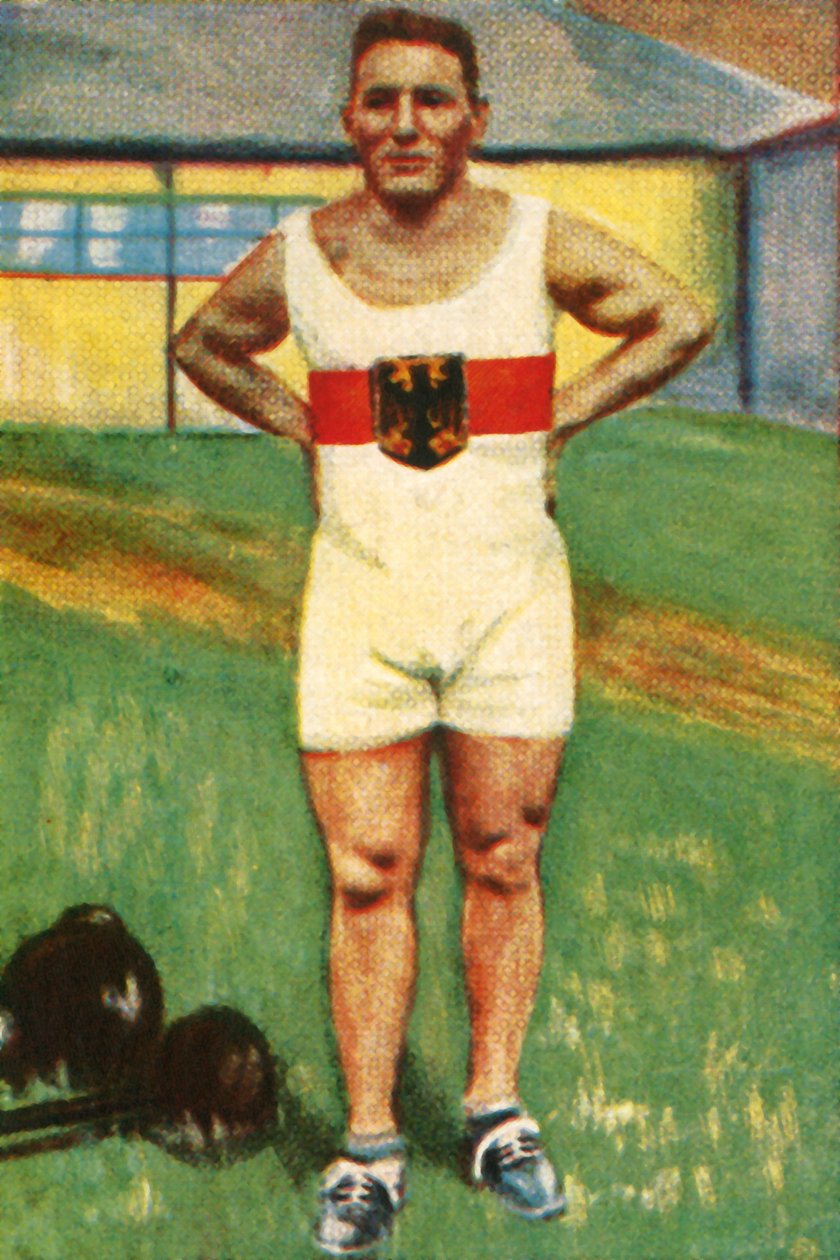 Kurt Helbig, deutscher Gewichthebermeister, 1928 von Unbekannt