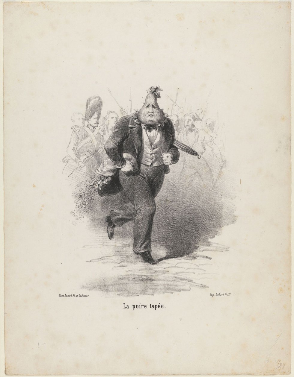 La Poire Tapée, ca. 1848 von Unbekannt