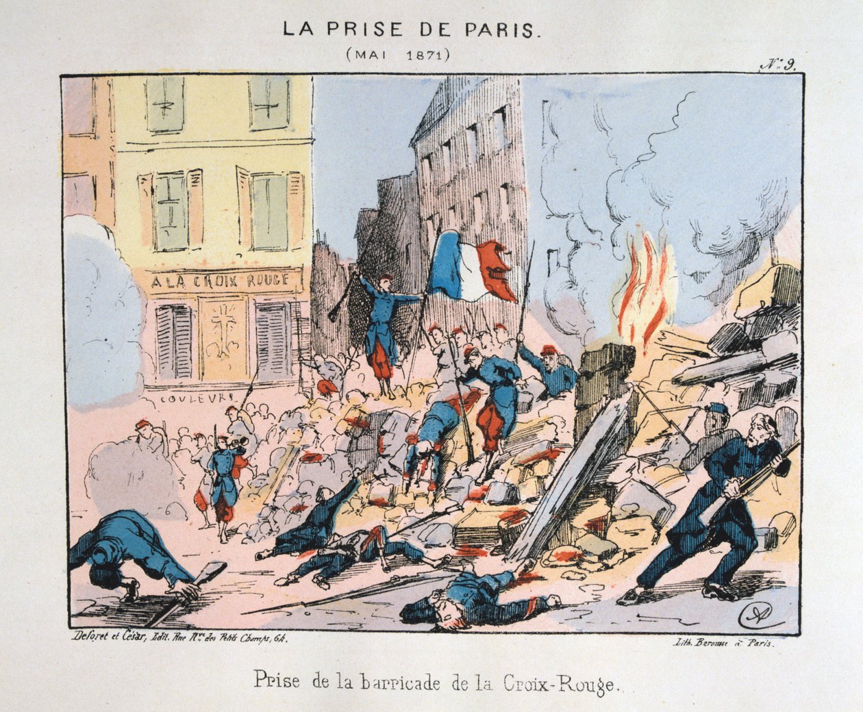 Die Einnahme von Paris, Mai 1871 von Unbekannt