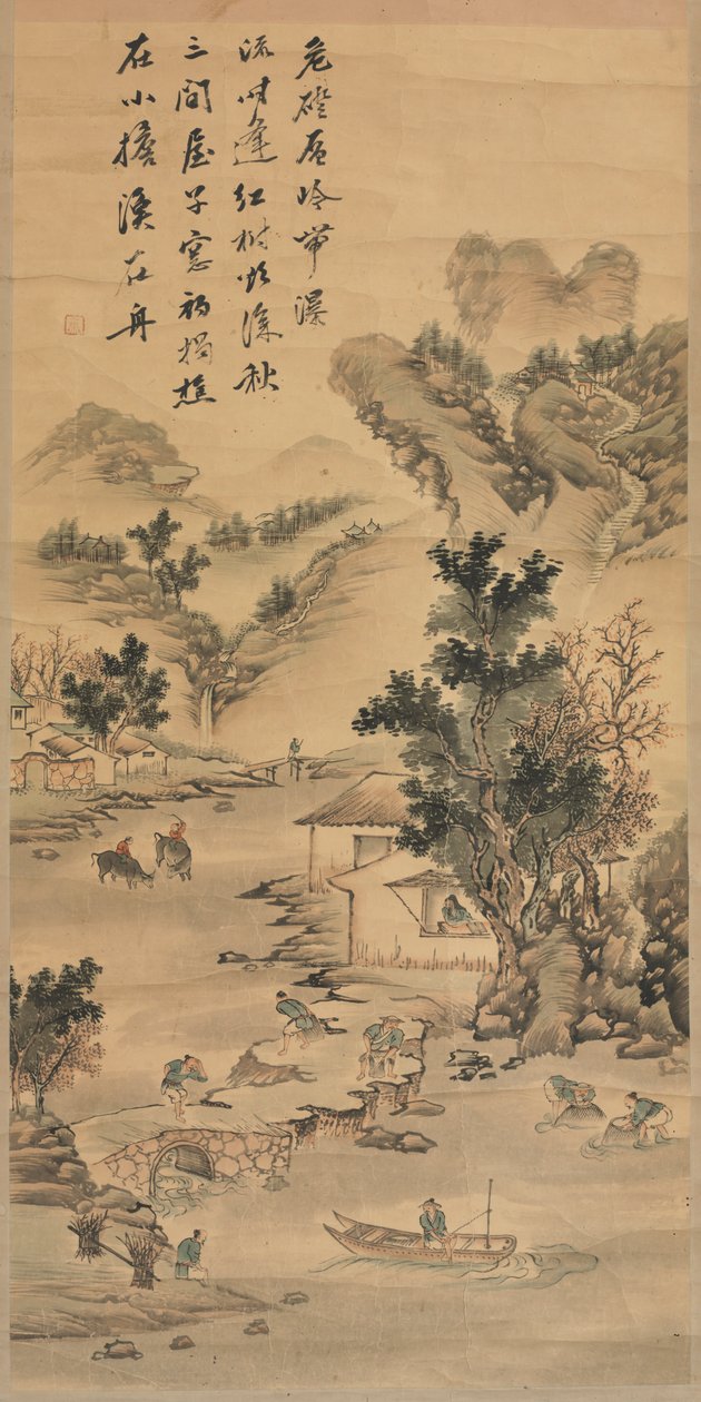Landschaft, 1800er von Unbekannt