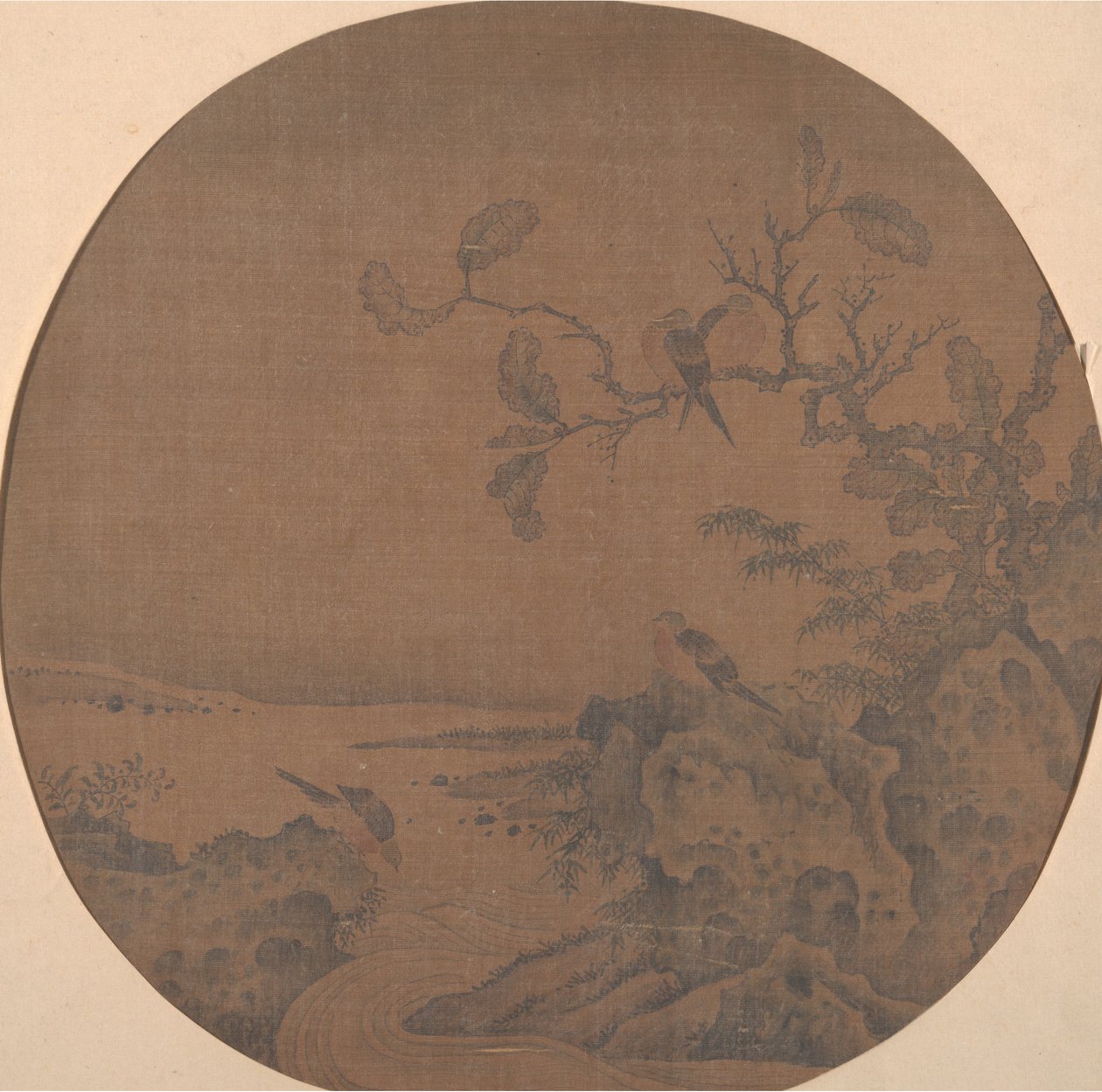 Landschaft mit Vögeln von Unbekannt